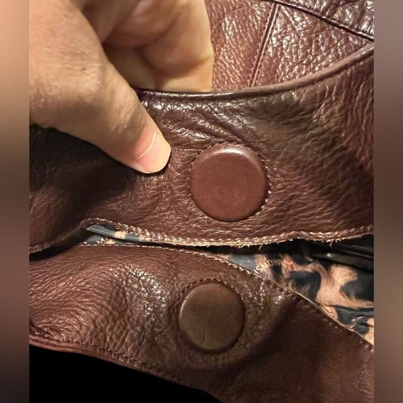 "Authentic B MAKOWSKY VACHETTA LISBON TAN HOBO/SHOULDER BAG STYLE #BM6210- - Picture 15 of 17